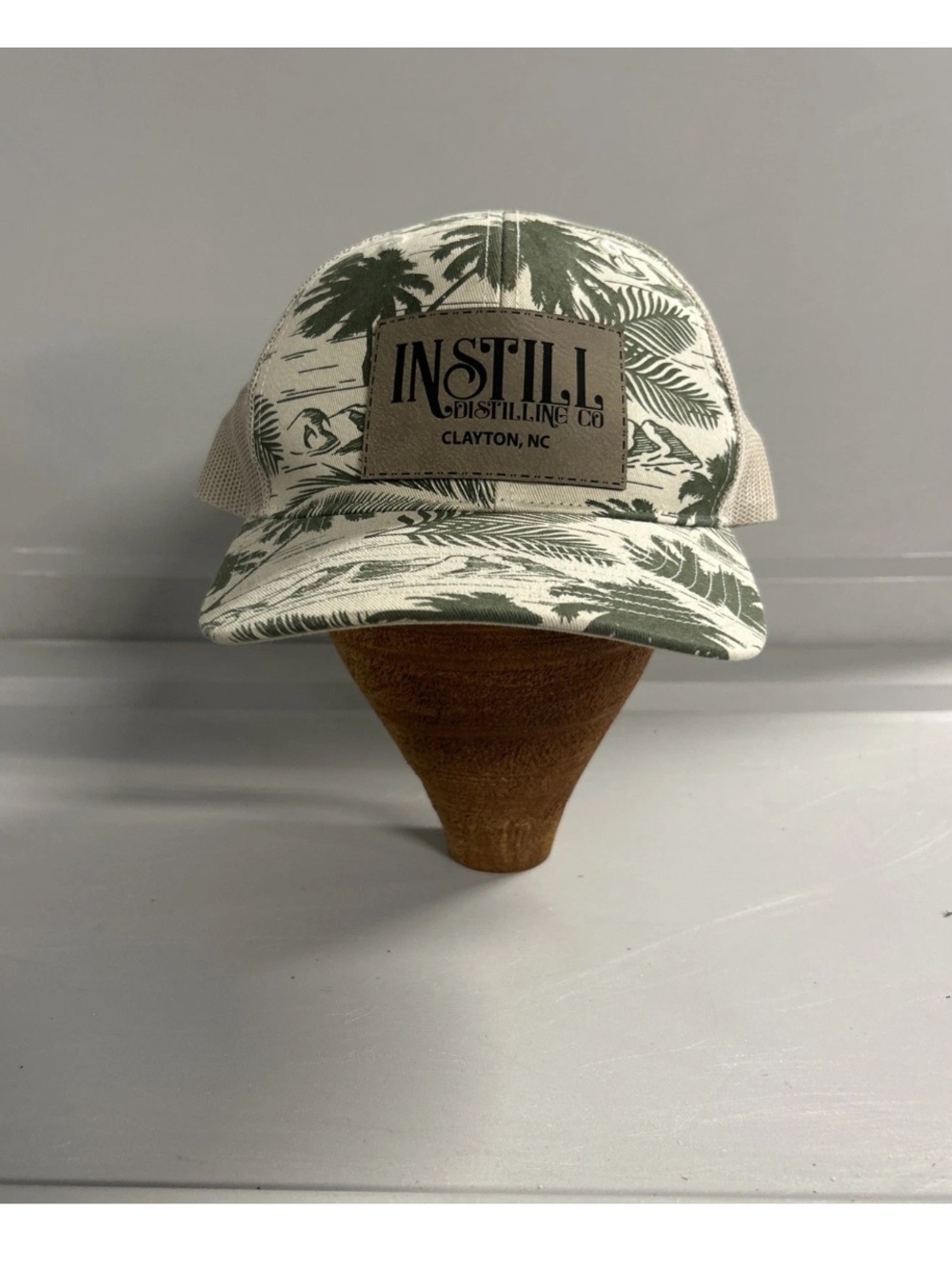 Instill Distilling Co. Clayton North Carolina SnapBack Truckers Hat Hawaiian OS